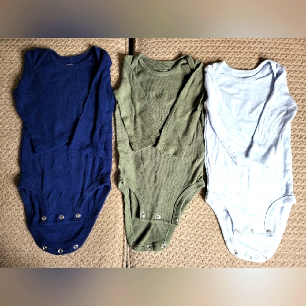 Carter's Baby 3 Set Long-Sleeve Bodysuits